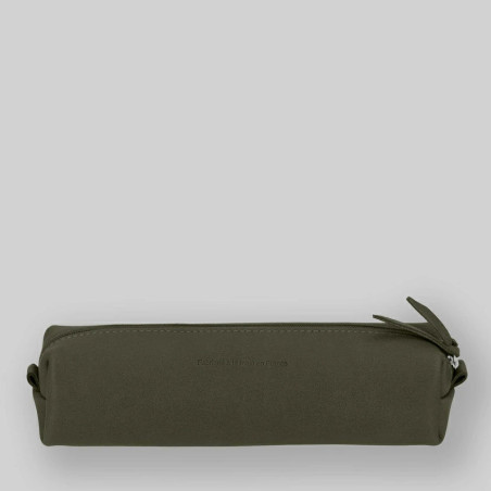 Ateliers Fourès Baroudeuse Leather Pouch Dioné B32 Khaki