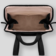Ateliers Fourès Baroudeuse Leather Backpack Andromède B415 Black