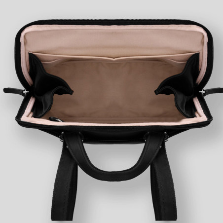 Ateliers Fourès Baroudeuse Leather Backpack Andromède B415 Black