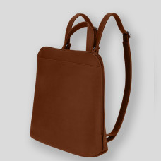 Ateliers Fourès Baroudeuse Andromède B415 Satchel in Tawny Leather