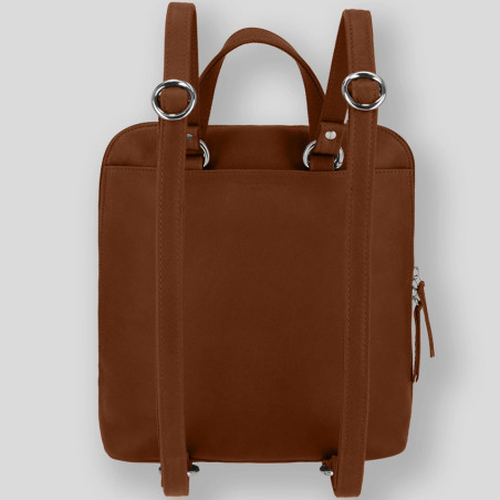 Ateliers Fourès Baroudeuse Andromède B415 Satchel in Tawny Leather