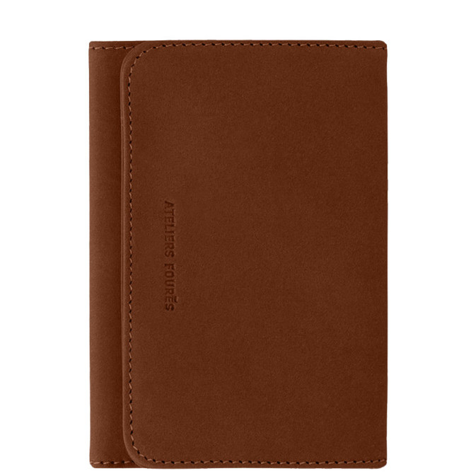 Ateliers Fourès Baroudeuse Card Holder Hespérie B46 Tawny