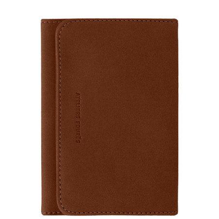 Ateliers Fourès Baroudeuse Card Holder Hespérie B46 Tawny