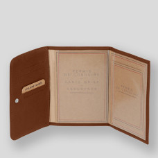 Ateliers Fourès Baroudeuse Card Holder Hespérie B46 Tawny