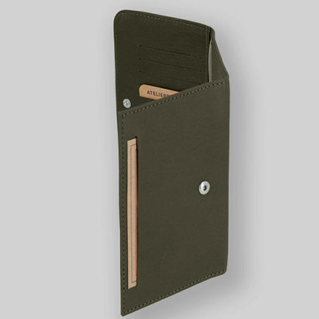 Ateliers Fourès Baroudeuse Card Holder Hespérie B46 Khaki
