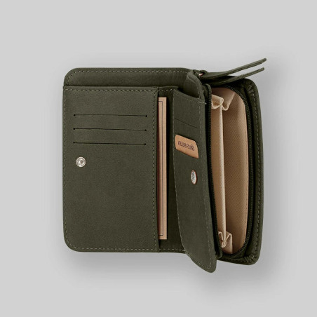 Fourès Baroudeuse Companion Wallet Nereides B53 Khaki