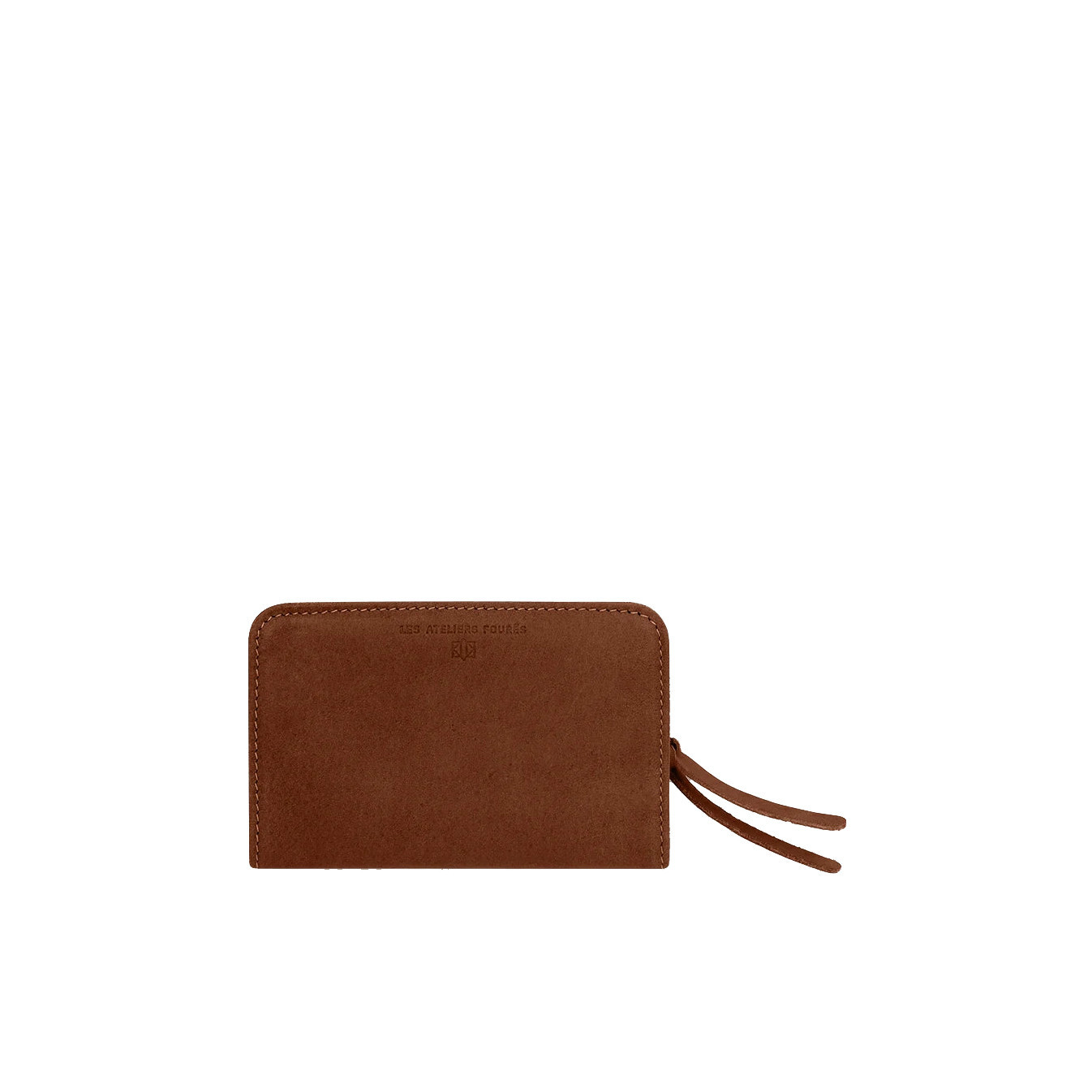 Ateliers Fourès Baroudeuse Coin Purse Back-to-Back Néréides B53 Tawny