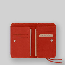 Fourès Workshops Biker Wallet Companion Néréides B53 Orange Confite
