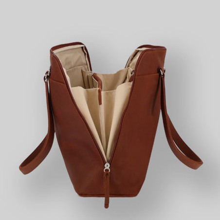 Ateliers Fourès Baroudeuse Business Bag Antigone B559 Tawny