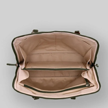 Ateliers Fourès Baroudeuse Business Bag Antigone B559 Khaki
