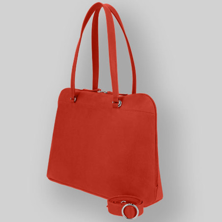 Ateliers Fourès Baroudeuse Business Bag Antigone B559 Confite Orange