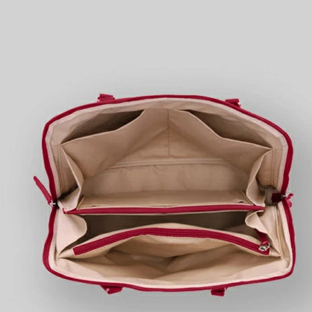 Ateliers Fourès Baroudeuse Business Bag Antigone B559 Confite Orange