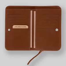 Atelier Fourès Baroudeuse All-in-One Wallet Néréides B63 Tawny