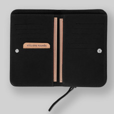 Ateliers Fourès Baroudeuse All-in-One Wallet Néréides B63 Black