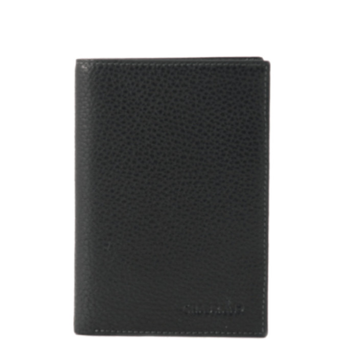 Chabrand Manhattan Men's Grain Leather Wallet 40651 Black