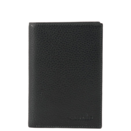 Chabrand Manhattan Men's Grain Leather Wallet 40651 Black