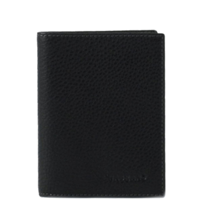 Chabrand Manhattan Men's Grain Leather Wallet 40653 Black