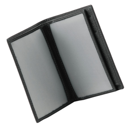 Chabrand Manhattan Men's Grain Leather Wallet 40653 Black