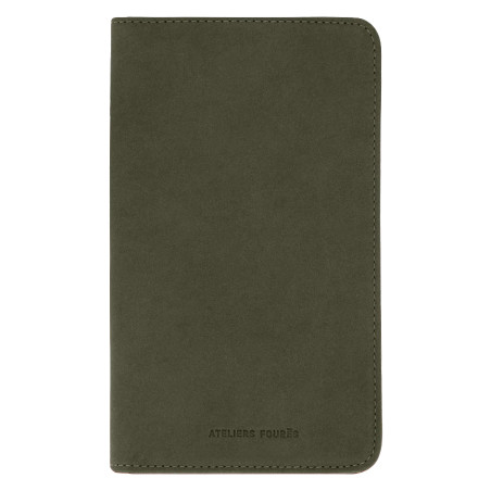 Ateliers Fourès Baroudeuse Checkbook Cover Ino B71 Khaki