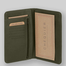 Ateliers Fourès Baroudeuse Checkbook Cover Ino B71 Khaki