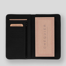 Fourès Workshops Baroudeuse Cheque Holder L Ino B71 Black