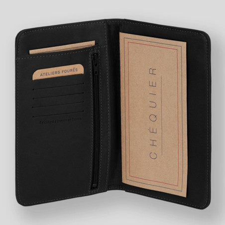 Fourès Workshops Baroudeuse Cheque Holder L Ino B71 Black