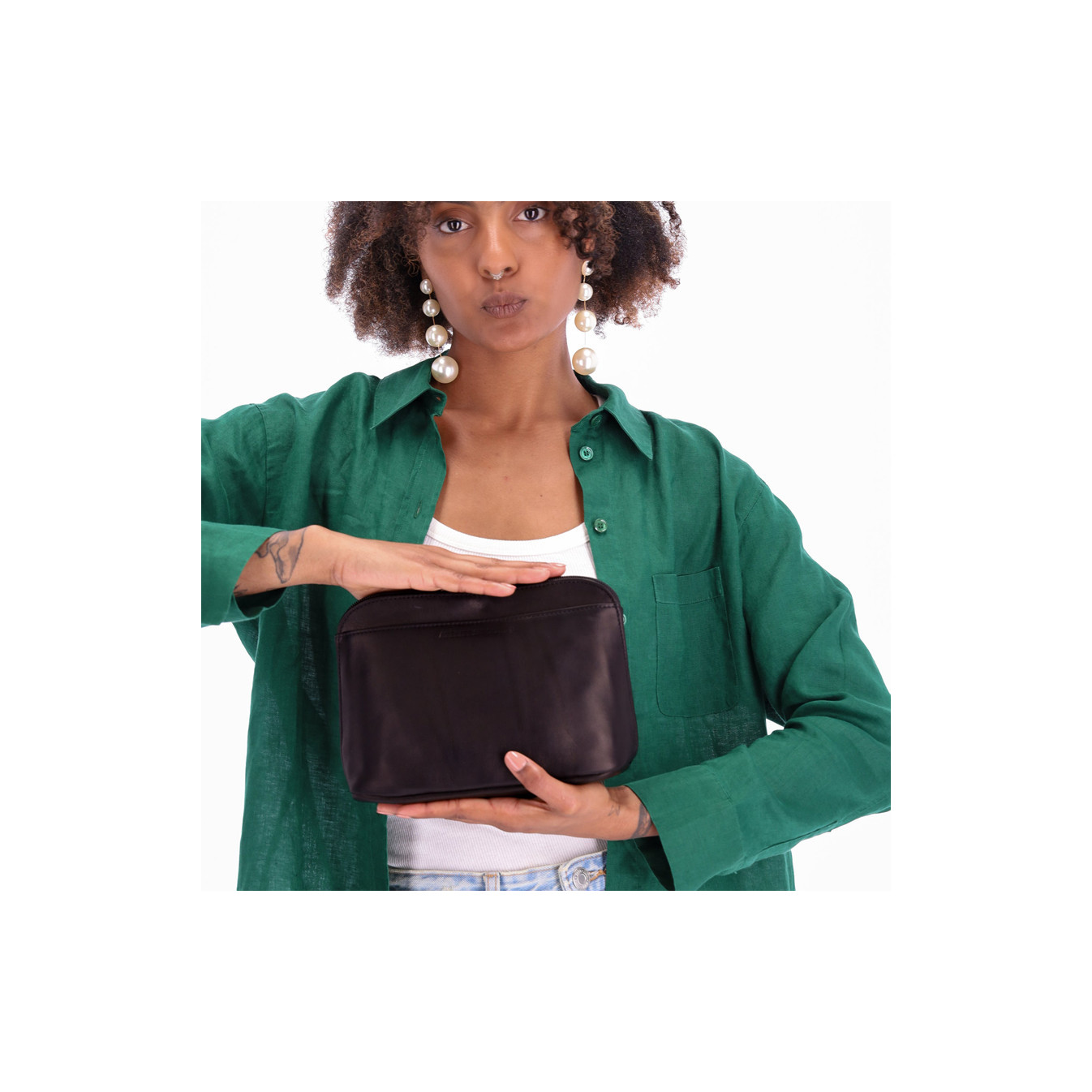 Ateliers Fourès Baroudeuse Europe Satchel B729 Black
