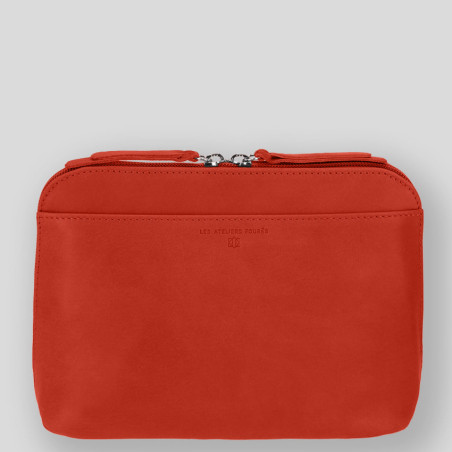 Ateliers Fourès Baroudeuse Europe Satchel B729 Confite Orange