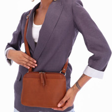 Ateliers Fourès Baroudeuse Europe Satchel B729 Tawny