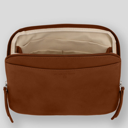 Ateliers Fourès Baroudeuse Europe Satchel B729 Tawny