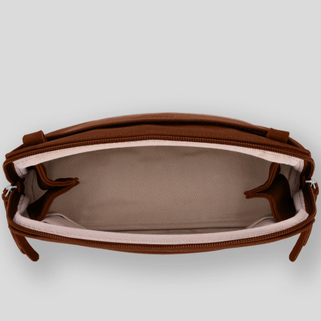 Ateliers Fourès Baroudeuse Europe Satchel B729 Tawny