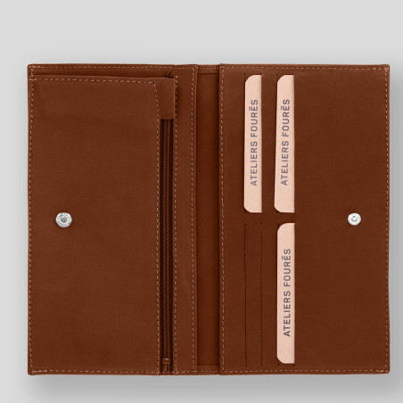 Ateliers Fourès Baroudeuse Wallet Companion Téthis B82 Tawny