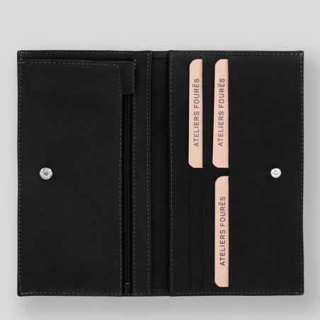 Les Ateliers Fourès Baroudeuse Companion Wallet Téthis B82 Black
