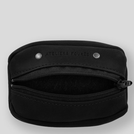 Ateliers Fourès Baroudeur Coffee Bean Coin Purse and Card Holder He...