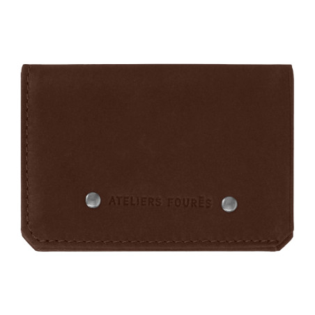 Fourès Workshops Pollux F9135 Cognac Card Holder