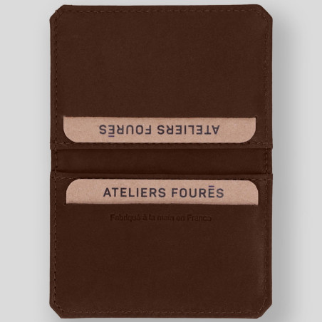 Fourès Workshops Pollux F9135 Cognac Card Holder