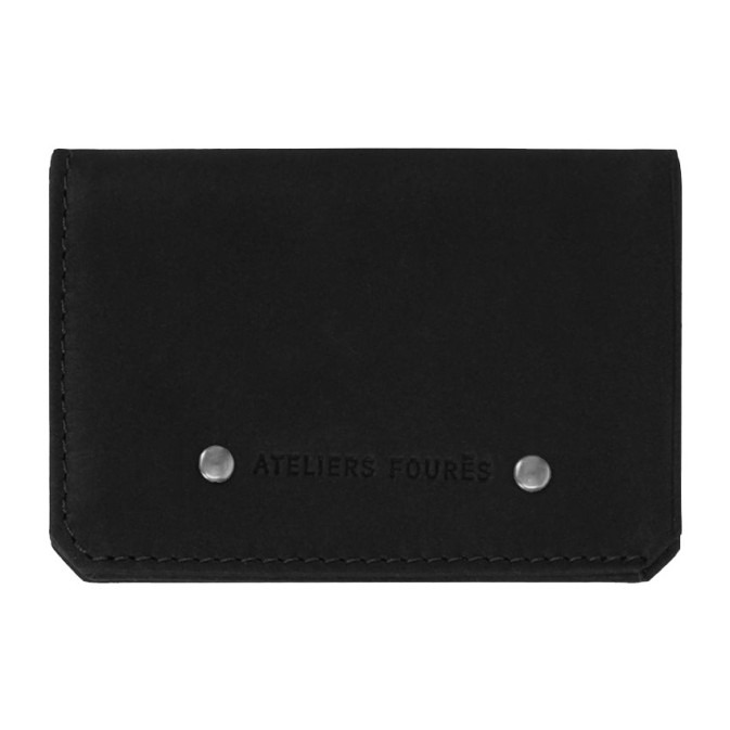 Ateliers Fourès Baroudeur Card Holder Pollux F9135 Black