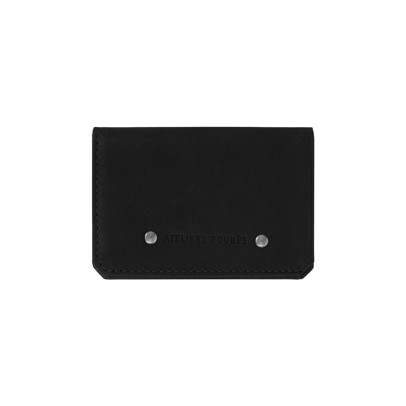 Ateliers Fourès Baroudeur Card Holder Pollux F9135 Black