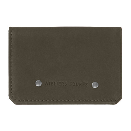 Ateliers Fourès Baroudeur Card Holder Pollux F9135 Bronze