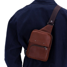 Ateliers Fourès Baroudeur Men's Leather Satchel Pallas F9169 Tawny