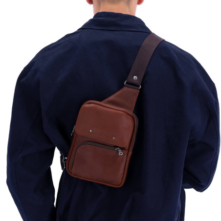 Fourès Workshops Pallas F9169 Cognac Men's Crossbody Holster