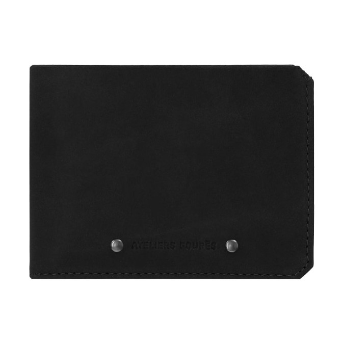 Ateliers Fourès Baroudeur Italian Wallet Without Flap Ulysse F957 Black