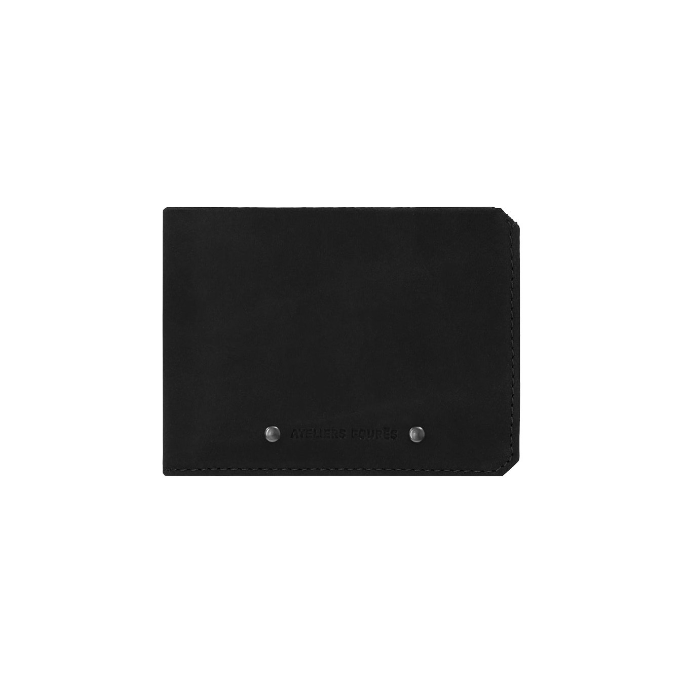 Ateliers Fourès Baroudeur Italian Wallet Without Flap Ulysse F957 Black