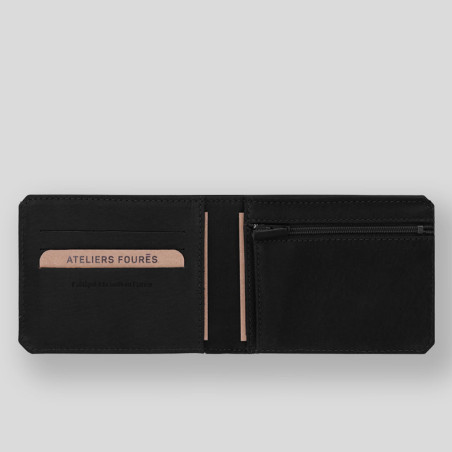 Ateliers Fourès Baroudeur Italian Wallet Without Flap Ulysse F957 Black