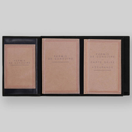 Ateliers Fourès Baroudeur Grand Portefeuille double rabat Prométhée...