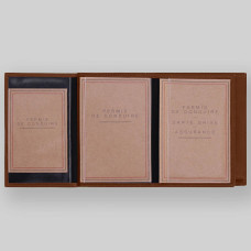 Ateliers Fourès Baroudeur Grand Portefeuille double rabat Prométhée...
