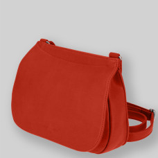 Les Ateliers Fourès Baroudeuse Sac Porté Travers Calypso B339 Orange confite face