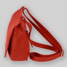 Fourès Workshops Crossbody Calypso B339 Deep Orange Satchel