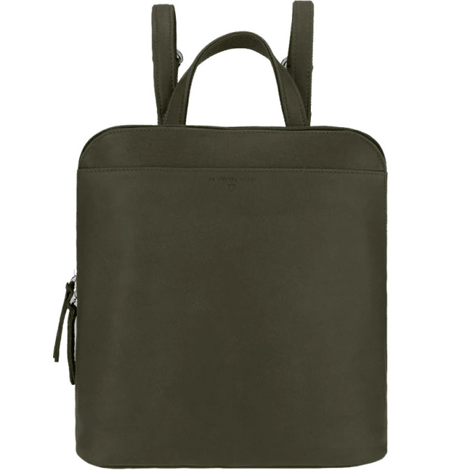 Ateliers Fourès Baroudeuse Leather Backpack Andromède B415 Khaki