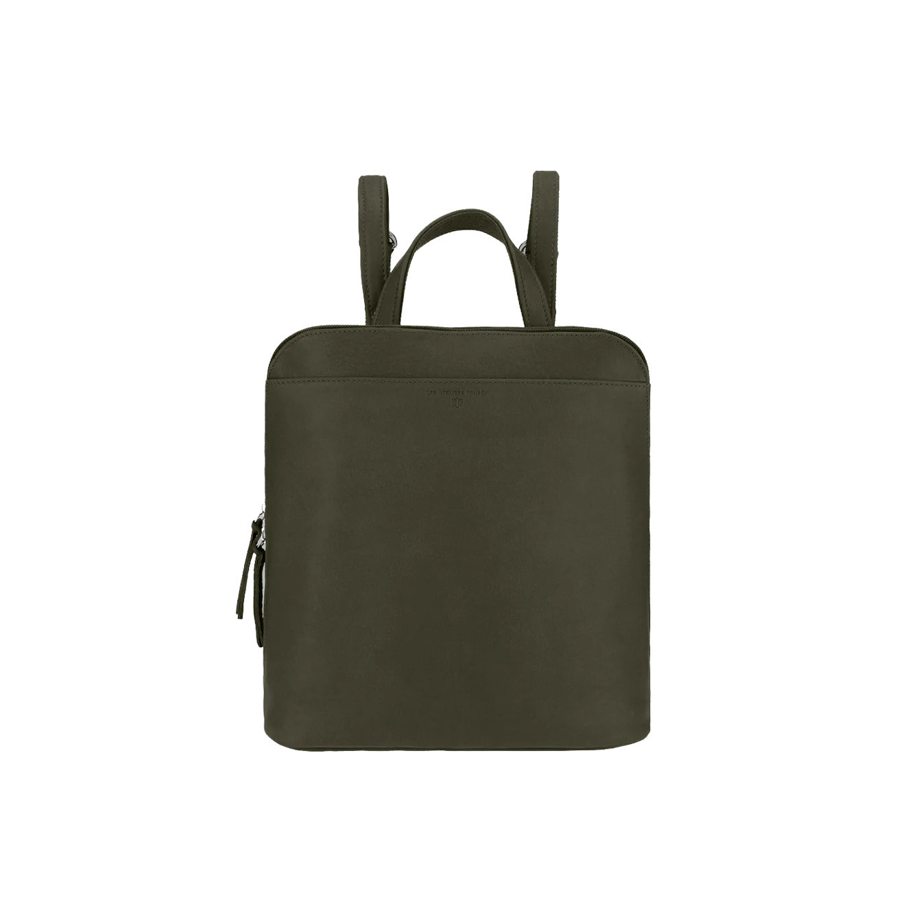 Ateliers Fourès Baroudeuse Leather Backpack Andromède B415 Khaki